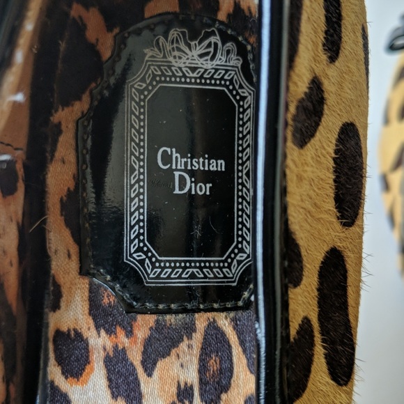 Vintage Christian Dior Ballet Flats - Leopard - Picture 5 of 6